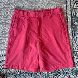 Vineyard Vines Shorts Mens 30 Salmon/Red Chino Golf Dress Links Shorts